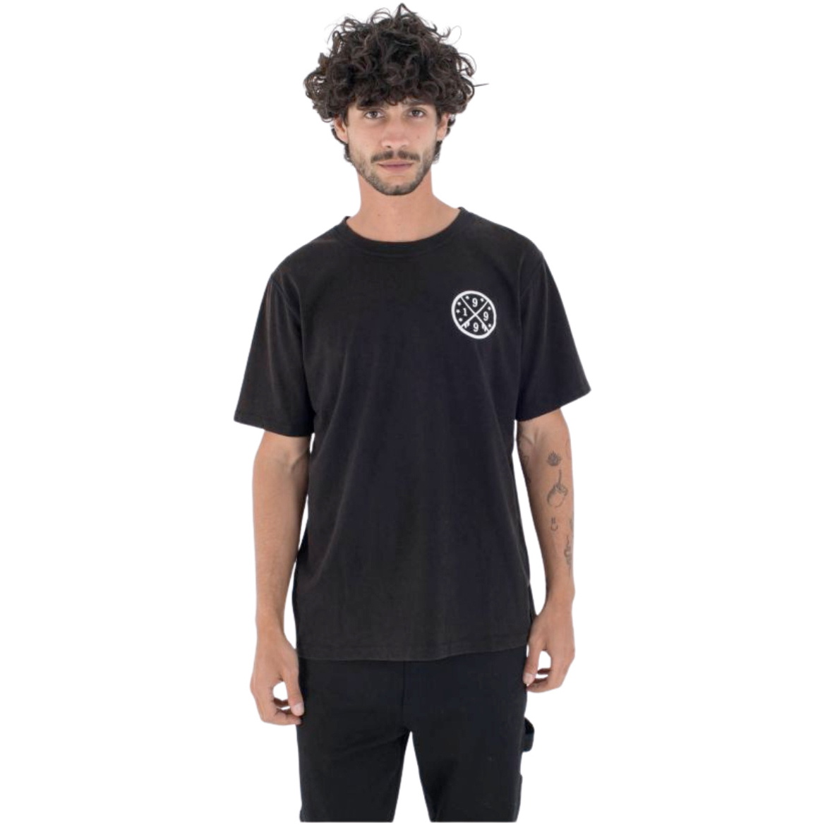 2026 Hurley M&auml;nner Sider BP Kurzarm-T-Shirt MTSEU00025 - Black